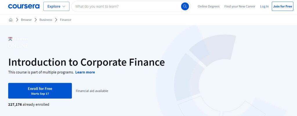 Coursera – Introduction to Corporate Finance (University of Pennsylvania)