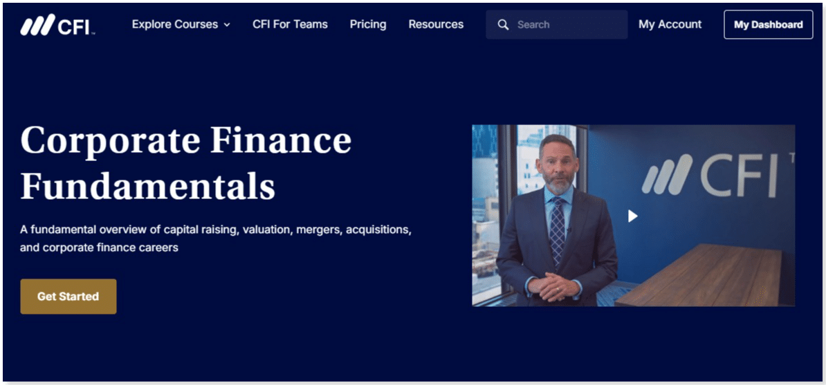 Corporate-Finance-Fundamentals course