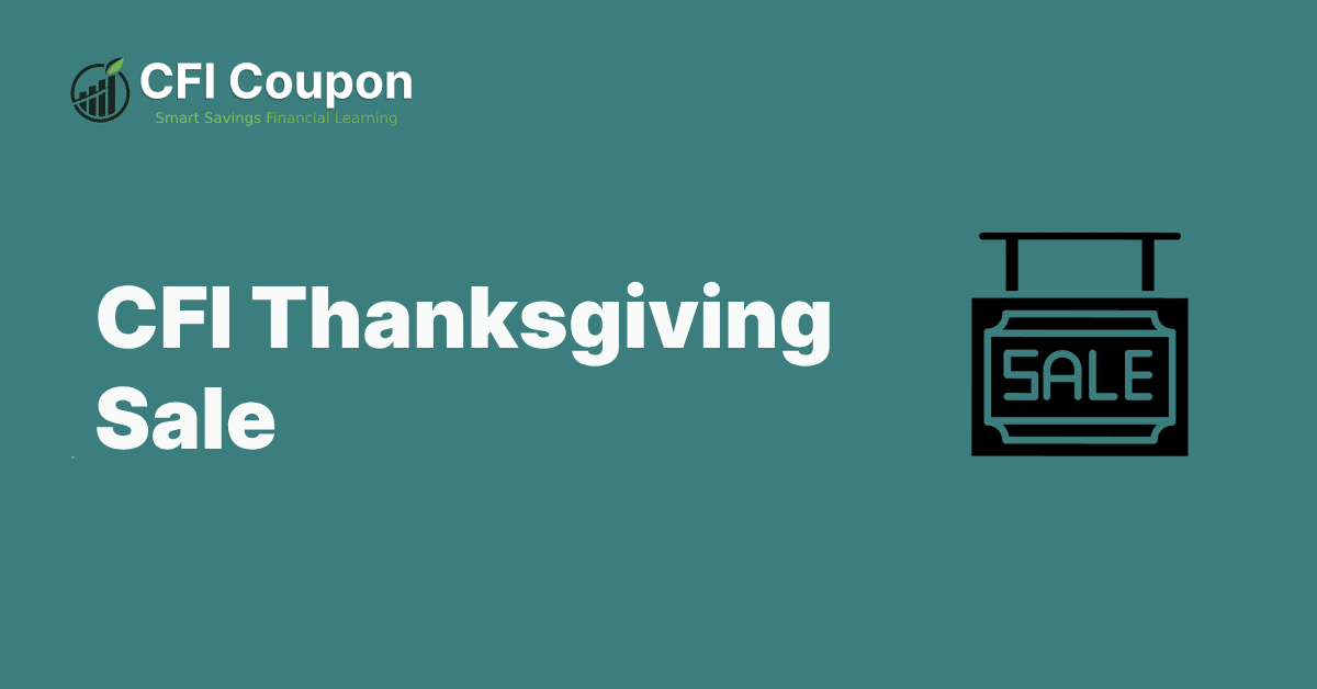 CFI Thanksgiving sale