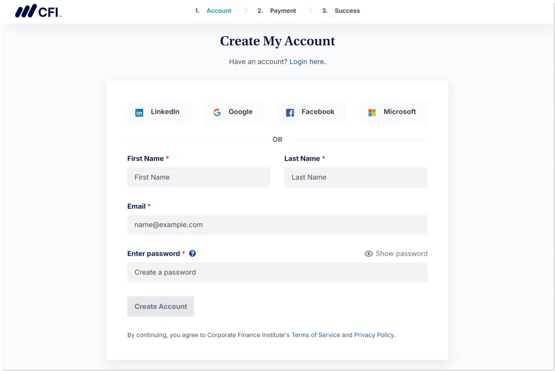 Sign-up-page