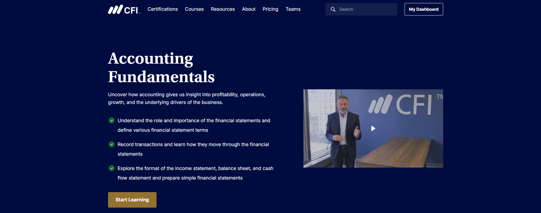 Cfi Accounting-Fundamentals course